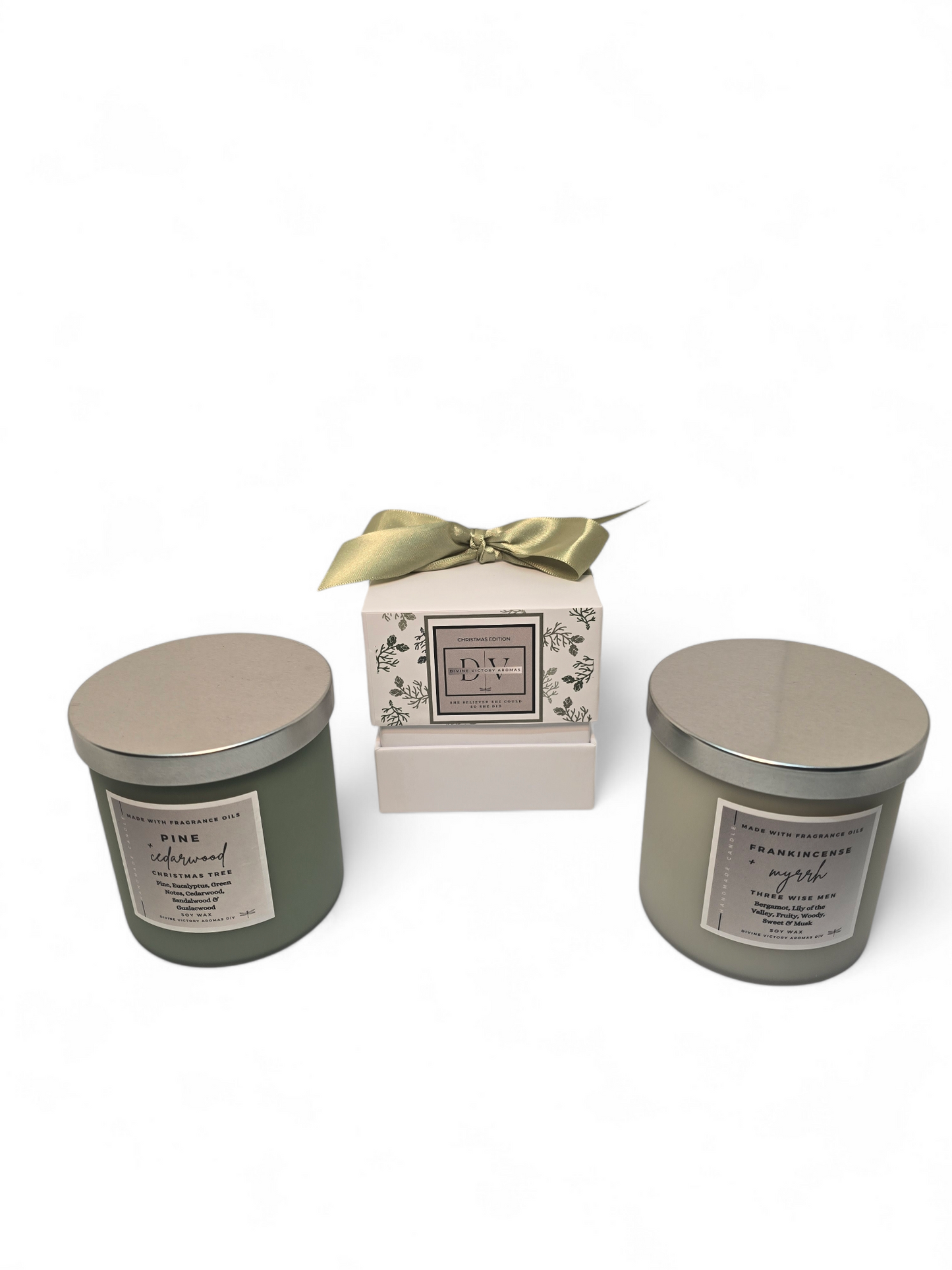 Pine and Cedarwood Luxury Christmas Candle Edition
