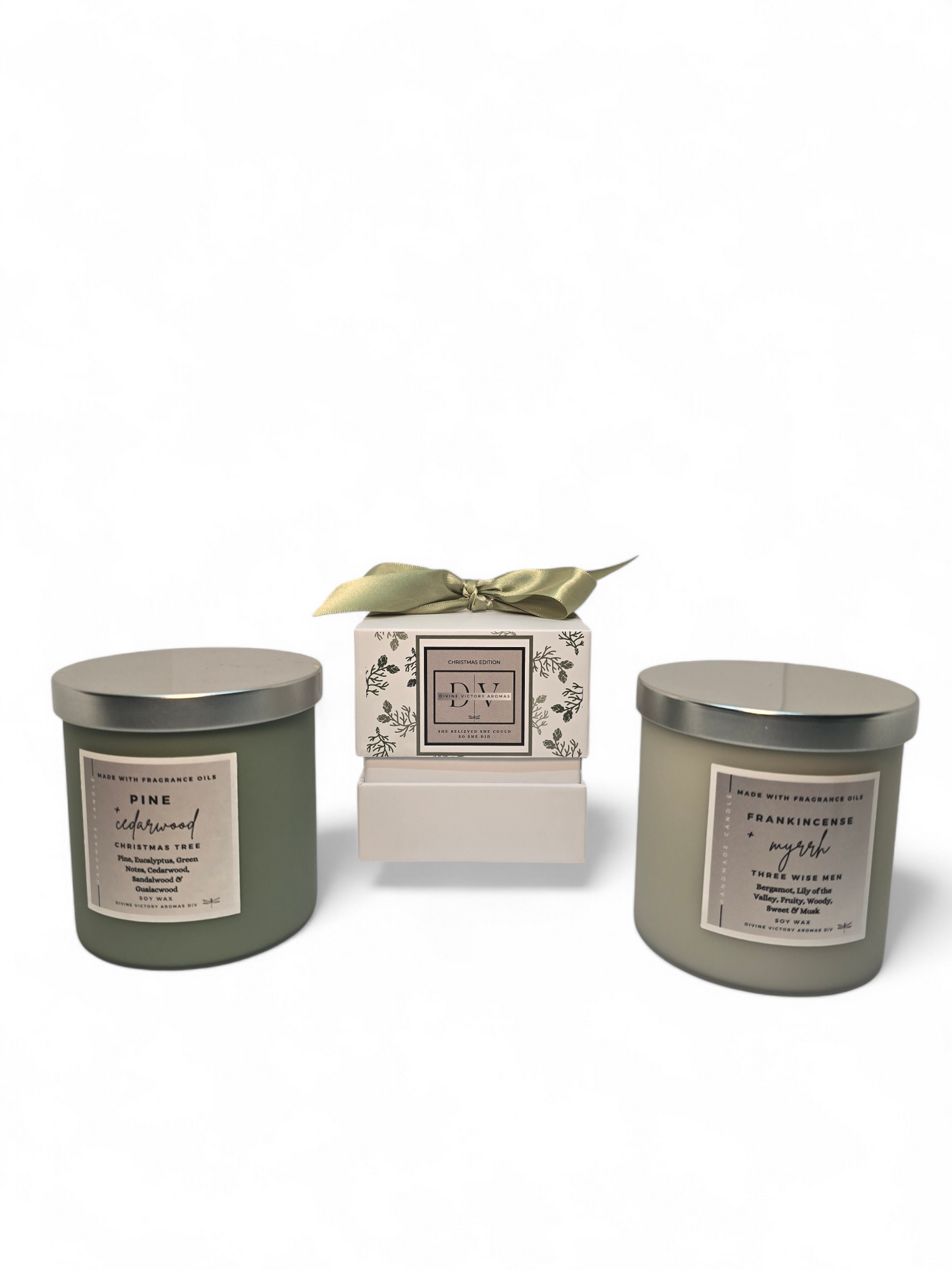 Pine and Cedarwood Luxury Christmas Candle Edition