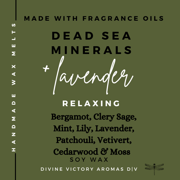 Dead Sea Minerals and Lavender Soy Wax Melts