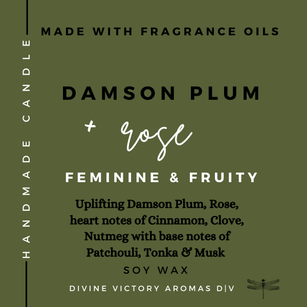 Damson Plum & Rose Classic Candle