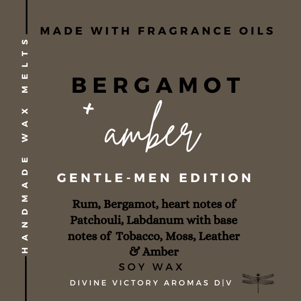 Bergamot & Amber Luxury Candle