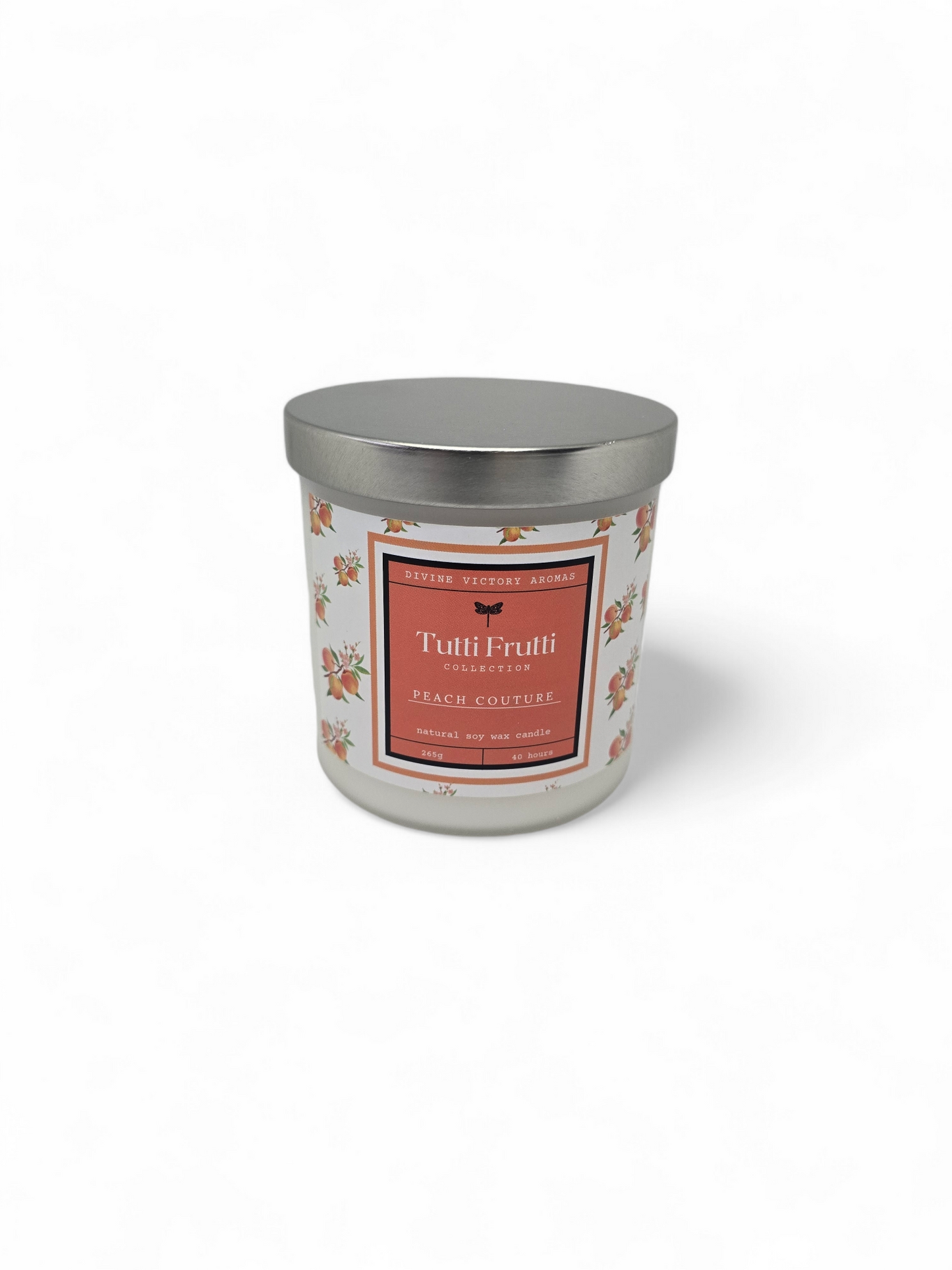 Peach Couture Luxury Soy Wax Candle
