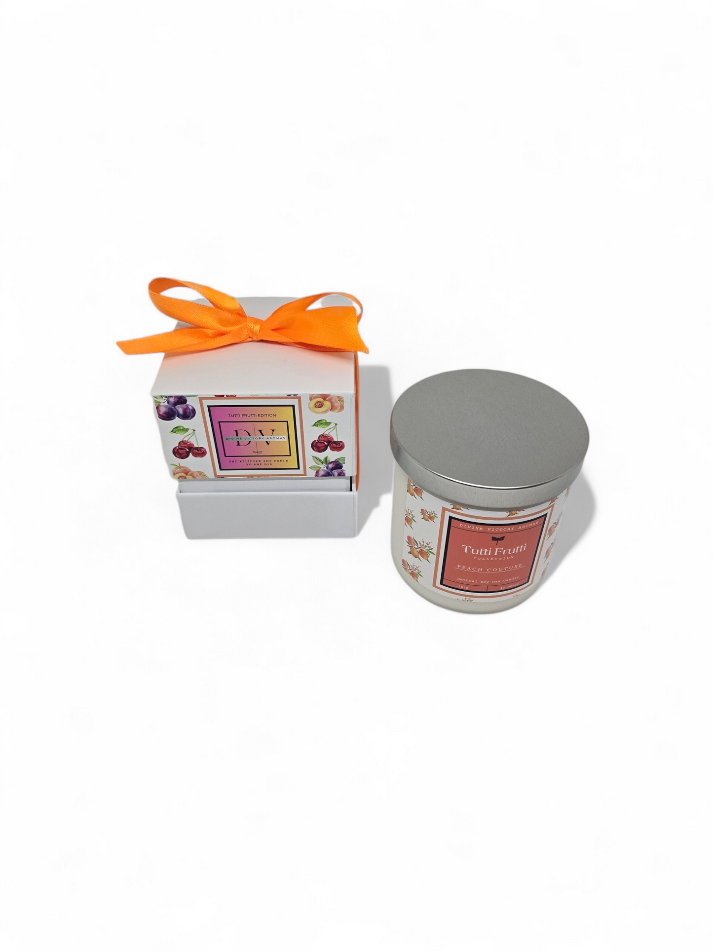 Peach Couture Luxury Soy Wax Candle