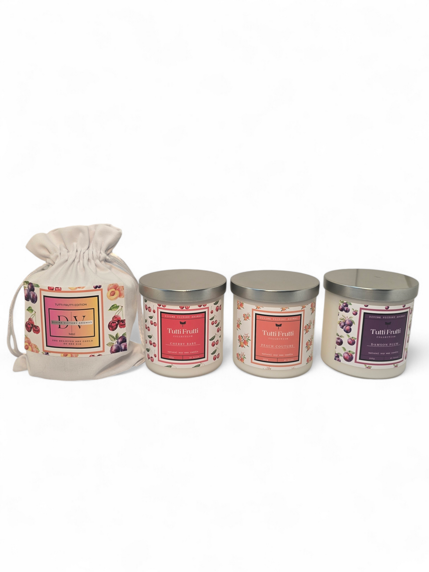 Peach Couture Luxury Soy Wax Candle