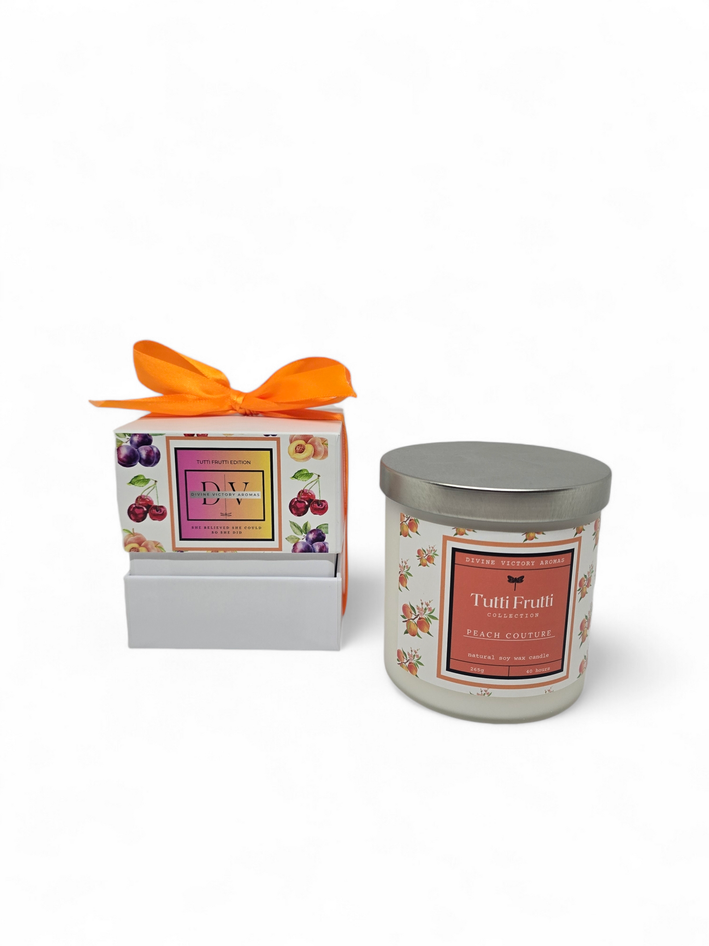 Peach Couture Luxury Soy Wax Candle